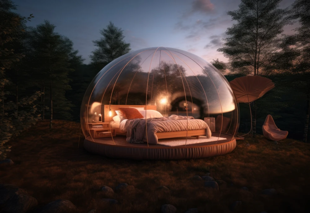 backyard bubble tent