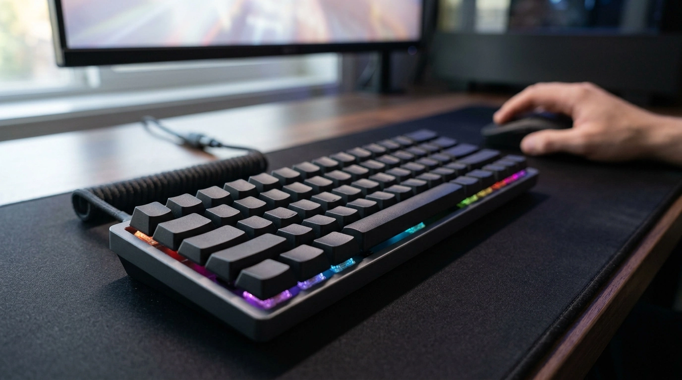 Rapid-Trigger Hall Effect RGB Keyboard: Speed & Control